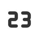 иконки number 23 small, number, 23, small