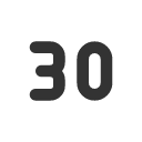 иконки number 30 small, number, 30, small