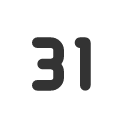иконка number 31 small, number, 31, small