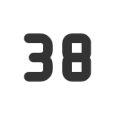 иконка number 38 small, number, 38, small