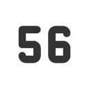 иконка number 56 small, number, 56, small