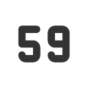 иконка number 59 small, number, 59, small