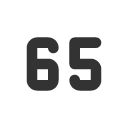 иконка number 65 small, number, 65, small