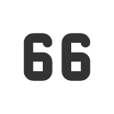 иконка number 66 small, number, 66, small