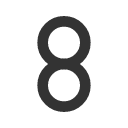 иконки number 8, number