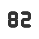 иконка number 82 small, number, 82, small