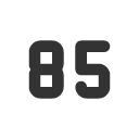 иконка number 85 small, number, 85, small
