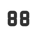 иконка number 88 small, number, 88, small