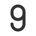 иконки number 9, number