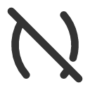 иконки parentheses off, parentheses, off