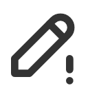 иконка pencil exclamation, pencil, exclamation, предупреждение