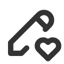 иконка pencil heart, pencil, heart, сердце