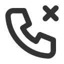 иконка phone end, phone, телефон, end