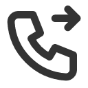 иконка phone outgoing, phone, телефон, outgoing