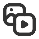 иконка photo video, photo, video, видео