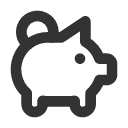 иконки pig money, pig, животное, money, деньги