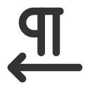 иконки pilcrow left, pilcrow, left, стрелка