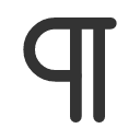 иконки pilcrow