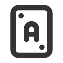 иконка play card a, play, играть, card, кредитная карточка