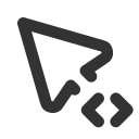 иконка pointer code, pointer, поиск, code, код