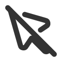 иконка pointer off, pointer, поиск, off