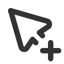 иконка pointer plus, pointer, поиск, plus, плюс