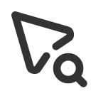 иконка pointer search, pointer, поиск, search