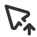 иконка pointer up, pointer, поиск, up, стрелка вверх