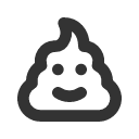 иконка poo, туалет