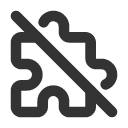 иконки puzzle off, puzzle, off