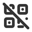 иконки qrcode off, qrcode, off