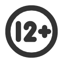 иконки rating 12 plus, rating, 12, plus, плюс