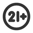 иконки rating 21 plus, rating, 21, plus, плюс