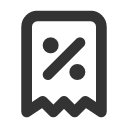 иконки receipt tax, receipt, tax