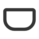 иконки rectangle rounded bottom, rectangle, rounded, bottom, стрелка
