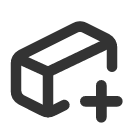 иконки rectangular prism plus, rectangular, prism, plus, плюс