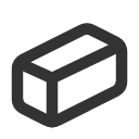 иконка rectangular prism, rectangular, prism