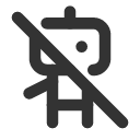 иконки robot off, robot, робот, off