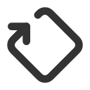 иконка rotate rectangle, rotate, вращать, rectangle