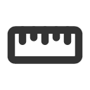 иконка ruler 3, ruler, линейка