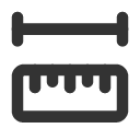 иконка ruler measure, ruler, линейка, measure