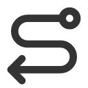 иконки s turn left, turn, вращать, left, стрелка