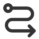 иконки s turn right, turn, вращать, right, стрелка
