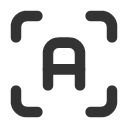 иконка scan letter a, scan, letter, почта