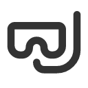 иконка scuba mask, scuba, mask, маска