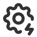 иконка settings bolt, settings, настройки, bolt, напряжение