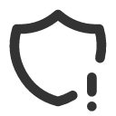 иконка shield exclamation, shield, щит, exclamation, предупреждение