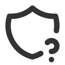 иконка shield question, shield, щит, question, вопрос
