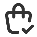иконки shopping bag check, shopping, шоппинг, bag, сумка, check, галочка