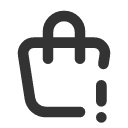 иконка shopping bag exclamation, shopping, шоппинг, bag, сумка, exclamation, предупреждение